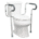 Toilet Safety Rail McKesson Gray Aluminum